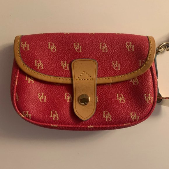 Dooney & Bourke Handbags - Dooney & Bourke Red Logo Wristlet ❤️